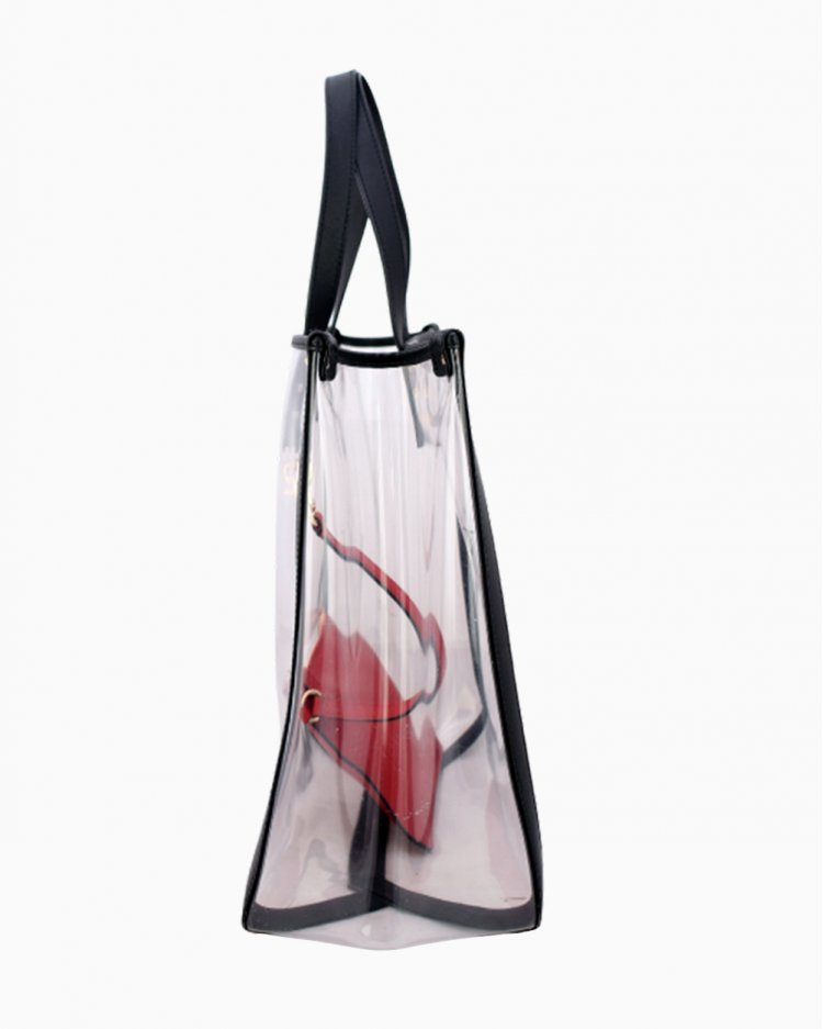 Bolsa Valentino Plexy Bag Transparente
